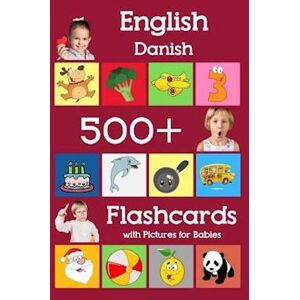 Julie Brighter English Danish 500 Flashcards With Pictures For Babies