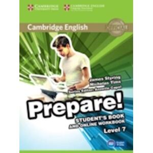 James Styring Cambridge English Prepare! Level 7 Student'S Book And Online Workbook