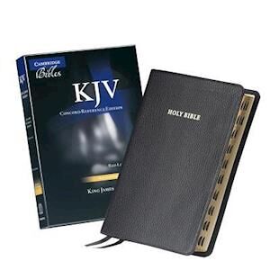 Kjv Concord Reference Bible, Black Calf Split Leather, Red-Letter Text, Thumb Index, Kj564:Xri