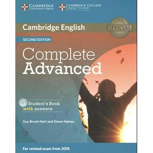 Guy Brook-Hart Complete Advanced Student'S Book With Answers With Cd-Rom