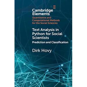 Dirk Hovy Text Analysis In Python For Social Scientists