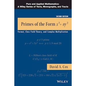 DA Cox Primes Of The Form X2+ny2 – Fermat, Class Field  Theory, And Complex Multiplication, Second Edition