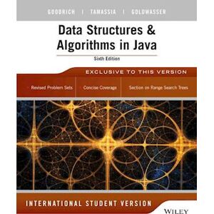 Michael T. Goodrich Data Structures And Algorithms In Java, International Student Version