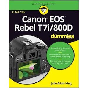 Julie Adair King Canon Eos Rebel T7i/800d For Dummies