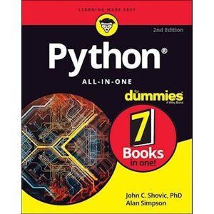 John C. Shovic Python All-In-One For Dummies