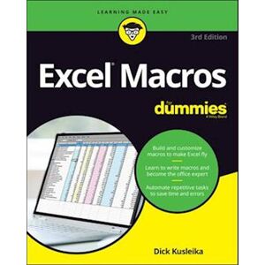 Dick Kusleika Excel Macros For Dummies, 3rd Edition