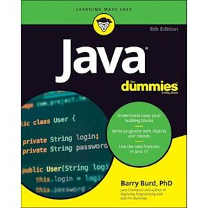 Barry Burd Java For Dummies, 8th Edition