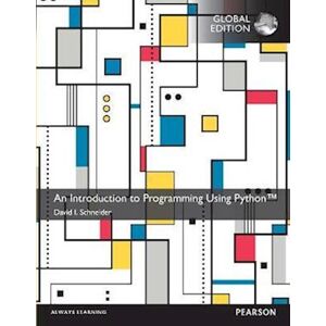 David Schneider Introduction To Programming Using Python, An, Global Edition