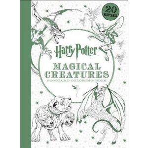 Scholastic Harry Potter Magical Creatures Postcard Coloring Book