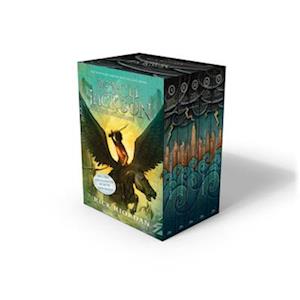 Rick Riordan Percy Jackson And The Olympians 5 Book Paperback Boxed Set (W/poster)