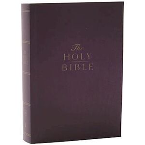 Thomas Nelson Kjv Holy Bible, Compact Reference Bible, Softcover, Purple, 43,000 Cross-References, Red Letter, Comfort Print