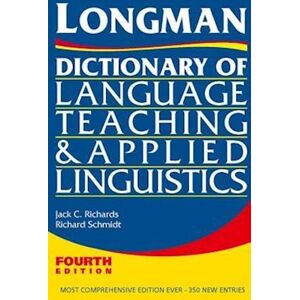 Richard W. Schmidt Prof Longman Dictionary Of Language Teaching And Applied Linguistics