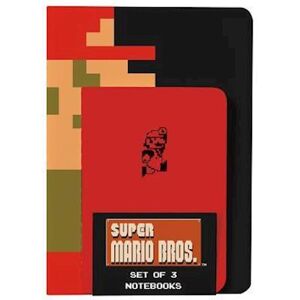 Nintendo Super Mario Bros. Notebooks (Set Of 3)