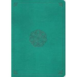 Esv Study Bible (Trutone, Turquoise, Emblem Design)