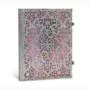 Paperblanks Silver Filigree, Blush Pink, Ultra, Lin