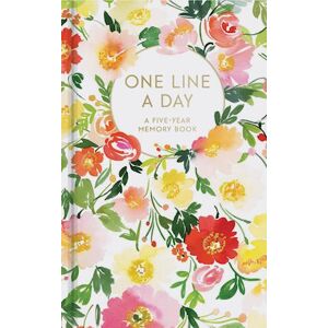 Floral One Line A Day: A Five-Year Memory Book