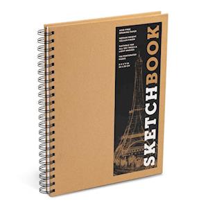 Sterling Publishing Co., Inc Sketchbook (Basic Large Spiral Kraft)