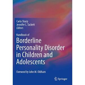 Handbook Of Borderline Personality Disorder In Children And Adolescents
