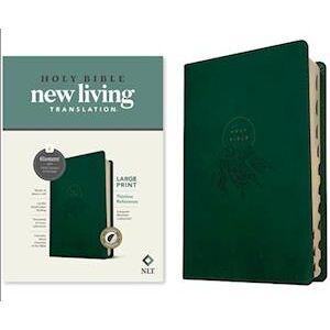 Nlt Large Print Thinline Reference Bible, Filament Enabled Edition (Leatherlike, Evergreen Mountain, Indexed)