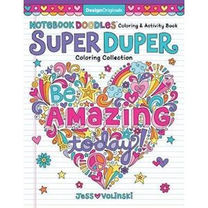 Jess Volinski Notebook Doodles Super Duper Coloring & Activity Book