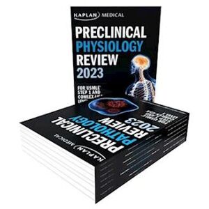 Kaplan Medical Preclinical Medicine Complete 7-Book Subject Review 2023