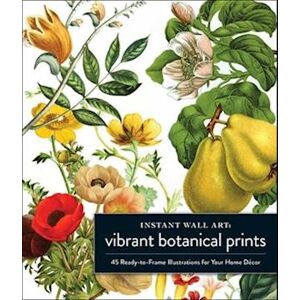 Adams Media Instant Wall Art Vibrant Botanical Prints