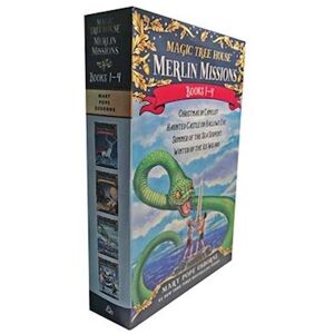 Mary Pope Osborne Magic Tree House Merlin Missions Books 1-4 Boxed Set