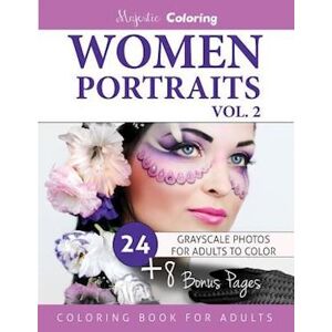 Majestic Coloring Women Portraits Vol. 2