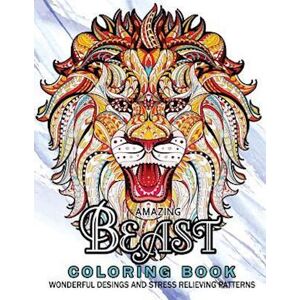 Adult Coloring Book Amazing Beast Coloring Book