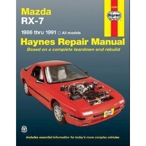 Haynes Publishing Mazda Rx-7 For Mazda Rx-7 Models Inc. Turbo (1986-1991) Haynes Repair Manual (Usa)