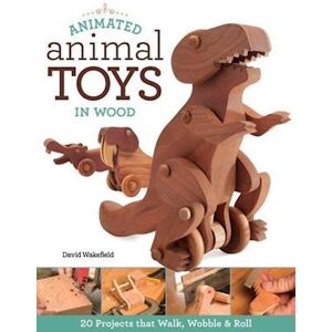 David Wakefield Animated Animal Toys In Wood