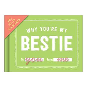 Knock Knock Why You'Re My Bestie Book Fill In The Love Fill-In-The-Blank Book & Gift Journal