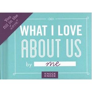 Knock Knock What I Love About Us Book Fill In The Love Fill-In-The-Blank Book & Gift Journal