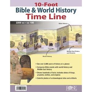 Rose Publishing 10-Foot Bible & World History Time Line