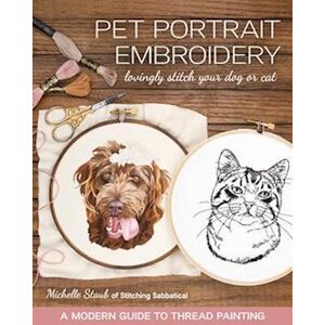 Michelle Staub Pet Portrait Embroidery