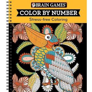 Brain Games Color By Number Orange