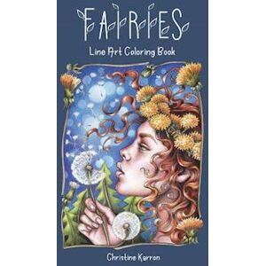 Christine Karron Fairies Line Art Coloring Book