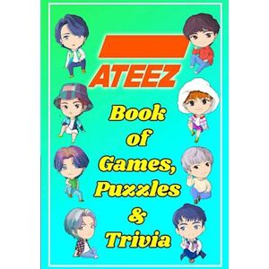 Kpop Ftw Ateez Book Of Games, Puzzles And Trivia