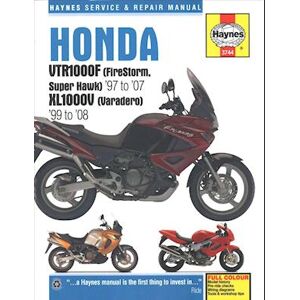 Haynes Publishing Honda Vtr1000f (Firestorm, Super Hawk) (97 - 07) & Xl1000v (Varadero) (99 - 08) Haynes Repair Manual