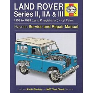 Haynes Publishing Land Rover Series Ii, Iia & Iii Petrol & Diesel Se