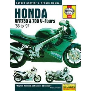 Haynes Publishing Honda Vfr750 & 700 V-Fours (86 - 97) Haynes Repair Manual