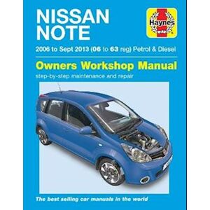 Haynes Publishing Nissan Note Petrol & Diesel ('06-Sept '13) 06 To 63