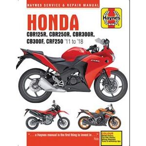 Haynes Publishing Honda Cbr125r, Cbr250r, Cbr300r, Cb300f & Crf250 (11-18)