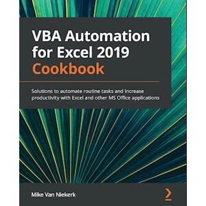 Mike Van Niekerk Vba Automation For Excel 2019 Cookbook