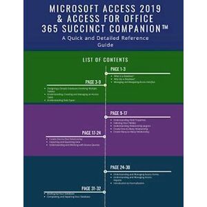 Microsoft Access 2019 & Access For Office 365 Succinct Companion