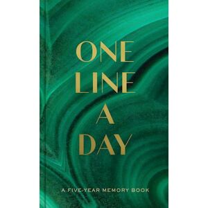 Chronicle Books Malachite Green One Line A Day