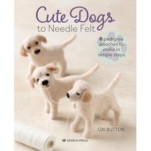 Gai Button Cute Dogs To Needle Felt