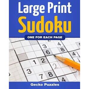 Gecko Puzzles Sudoku Large Print Puzzle Book