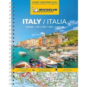 Michelin Italy - Tourist And Motoring Atlas (A4-Spiral)