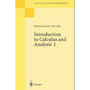 Richard Courant Introduction To Calculus And Analysis I